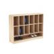 good quality school bag shelf wooden shoes rack for children use