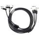 HDMI+USB+3.5mm DC 3 in 1 VR cable for HTC Vive support ultra HD 4K*2K