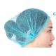 Strong Practicability SMS Disposable Bouffant Surgical Caps Wide Range Of Uses