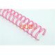 Pink Steel 7/8 Wire O Bindings, Suitable For Notebook