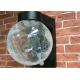 Crackle Glass Garden Globe Solar Lights , Crackle Globe Solar Outdoor Stake Lights