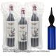 Wine Bottle Protector With Pump,Inflatable Wine Travel Bags,Air Column Cushion Packaging Wine Bags For Luggage