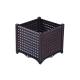 High Quality Plastic Square Stackable Raised Garden Bed cheap planter box Garden Plant Bed