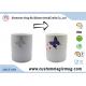 Butterfly White Ceramic Eco Friendly Mugs Cold Color Changing
