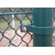 Decorative 2.1m PVC Coated Chain Link Wire Mesh OEM For Boundary Wall