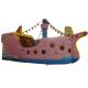 Mermaid Cartoon Giant Inflatable Assault Course , Amusement Park Obstacle Course Bounce House