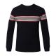 Flat Knitted Mens Warm Winter Sweaters , Round Collar Pullover Sweaters For Men