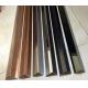 Hotel black titanium stainless steel curved lines , rose gold edging strip baseboard