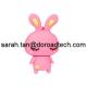 Cartoon Little Rabbit USB Pen Drive/Customized Cartoon PVC USB Disk