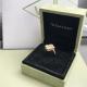 Elegant 18K Gold Van Cleef Jewelry , Vintage Mother Of Pearl And Diamond Ring luxury pearl jewelry