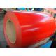 CQ Prepainted Galvalume Steel Coil 0.13mm - 1.2mm Ral3001 Red Ral9002 White