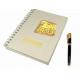 lenticular 3d spiral notebook/notebook/popular PET 3d notebooks use in shool