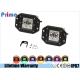 Waterproof 12W Spot LED Work Lights With Remote Controller RGB Flash Strobe Halo Ring Light