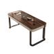 Customized Wood And Metal Writing Desk With Lacquer Finish Solid Study Table