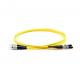 SMA 905 Fiber Optic Cable , 1310nm 10m Single Mode Duplex Fiber SS Ferrule