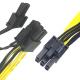 PCIE 6 Pin to 8 Pin GPU  ATX Video Graphics Card PCIE PCI Express Power Cable