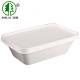 Disposable Restaurants Bagasse Food Containers Dishware Fast Food Takeaway Packaging