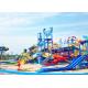 Theme Park Aquatic Playground Equipment Outdoor Fiberglass Material
