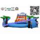 Funny Inflatable Water Toy with Pool and Slide , Interesting Inflatable Aqua Park