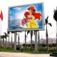 High Brightness P10 Outdoor Advertising LED Display IP65 For Wall Mounting