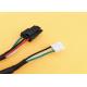 Pvc Wire Harness Micro Fit 3.0mm 2*2p Molex 43025 Black Connector To 4 Pin Jst - Xh 2464