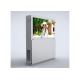 Ultra Thin Outdoor Digital Signage Horizontal Installation Anti - Theft Functions