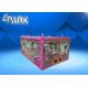 Big Glass Box Crane Game Machine Coin Operated Pink Princess Stereo Sound System