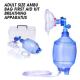 PVC Handhold Artificial Emergency Manual Resuscitator Ambu Bag For Adult