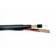 RG59+2C Outdoor PE Siamese Coax Cable UV Resistant For Monitor Project