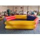 Yellow / Red Portable Rectangular Large PVC Inflatable Water Pool For Outdoor / Indoor