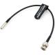 Alvin'S Cables Timecode Cable For Canon R5C DIN 1.0/2.3 To BNC Male Time Code Cable 30cm 12inches