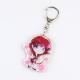 Anime Printed Acrylic Glitter Epoxy Charms Double Sided Non Toxic