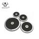 Chromed Cast Iron Weight Lifting Plates , Standard Weight Plates With Rubber Sheet