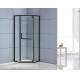 Tempered Glass Corner Quadrant Shower Enclosure Black ISO9001