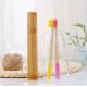 ODM Eco Bamboo Toothbrush Fully Biodegradable Long Lasting Adult Use