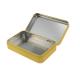Child Resistant Mini Tin Cans Small Metal Box with Lid Yellow Printed Candy Mint Tin Boxes
