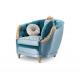 Luxury Hand Carving Velvet Classic 6 Seaters Antique Living Room Furniture Sofa Set