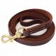 6 Feet Genuine Handmade Dog Leather Leashes No Slip