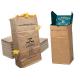 Custom Multiwall Lawn Paper Bags Brown Biodegradable Flexo Print Paper Refuse Bags