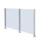 Wall Mounted Modern Style Stainless Steel 304 Glass Railing for Stair Balcony Handrail