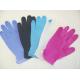 Colored Powder Free Nitrile Disposable Gloves For Medical / Industry Field