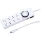 Programmable Hydroponics Digital Light Timers Plug with 8 Way Multi-function Power Strip