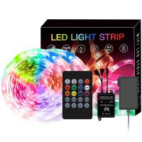 Flexible Smart LED Strip Lights , 5m 5050 RGB LED Strip IP65 waterproof