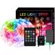 Flexible Smart LED Strip Lights , 5m 5050 RGB LED Strip IP65 waterproof