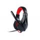 High Performance Computer Gaming Headphones Black Color Lightweight Design