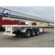 High Capacity Tri-Axles 40FT Container Platform Trailer with 30-100t Loading Capacity