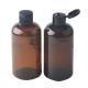 HDPE Brown Plastic Lotion Bottles 500ml Shampoo Container Bottles