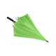 Green Promotional Golf Umbrellas Black Fiberglass Frame And Skidproof Top