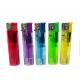 1100ctns/FCL Kitchen Transparent Colors Electronic Slim Cigarette Lighters DY-062