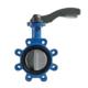 Consistent Flow Management Diaphragm Lug Type Butterfly Valve with Hand Lever